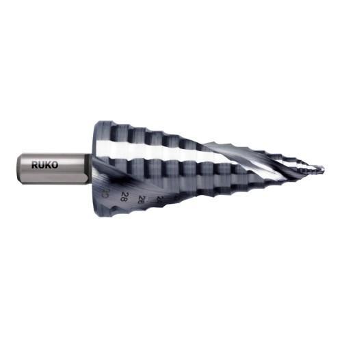 Ruko-101652p-broca escalonada flowstep® hss (8-30 mm)