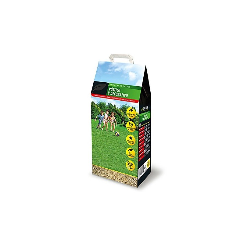 Semilla de césped rústico decorativo batlle 5 kg