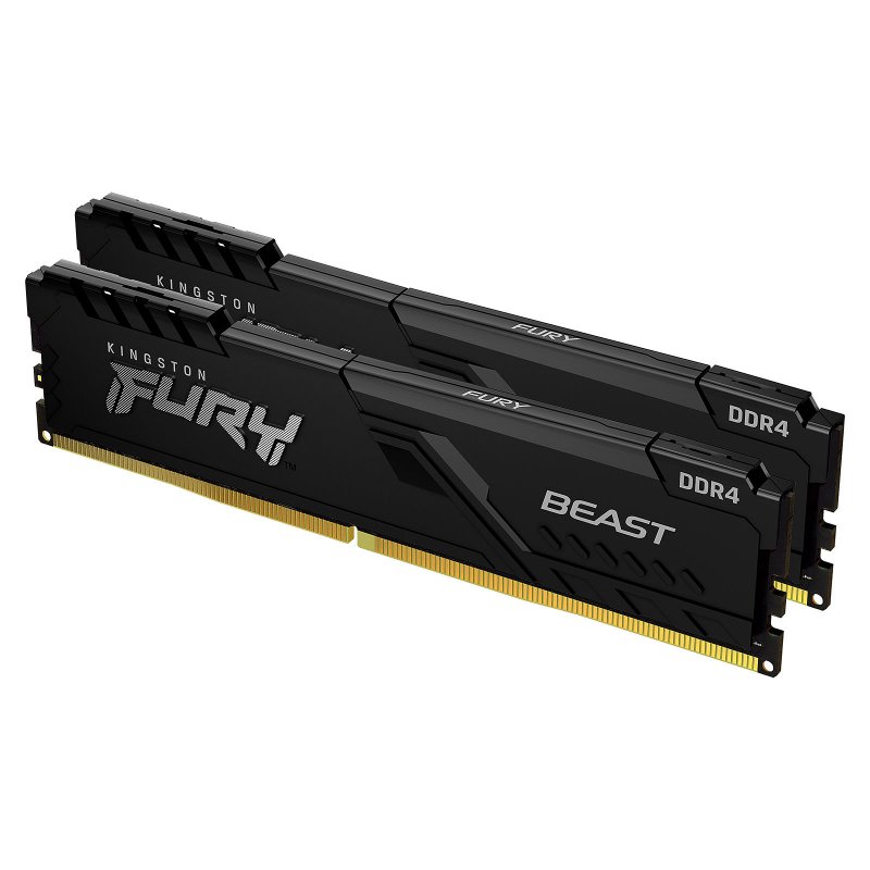 Kingston Technology FURY Beast DDR4 3600 Mhz 32GB 2x16gb CL18 para Juegos y Edición de Vídeo