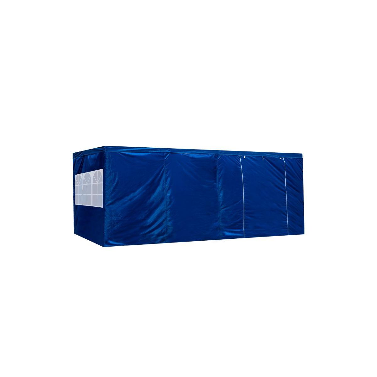 Regalos Miguel - Packs Laterales Carpas Plegables - Pack 4 Laterales para Carpas 3x6 Master 4L1V1P - Azul