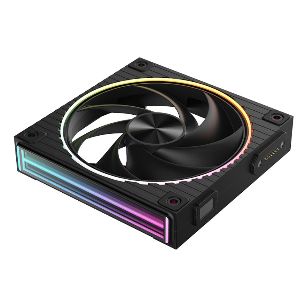 Zalman ZM-DF120 BLACK sistema de refrigeración para ordenador Placa base Ventilador 12,4 cm Negro 1 pieza(s)
