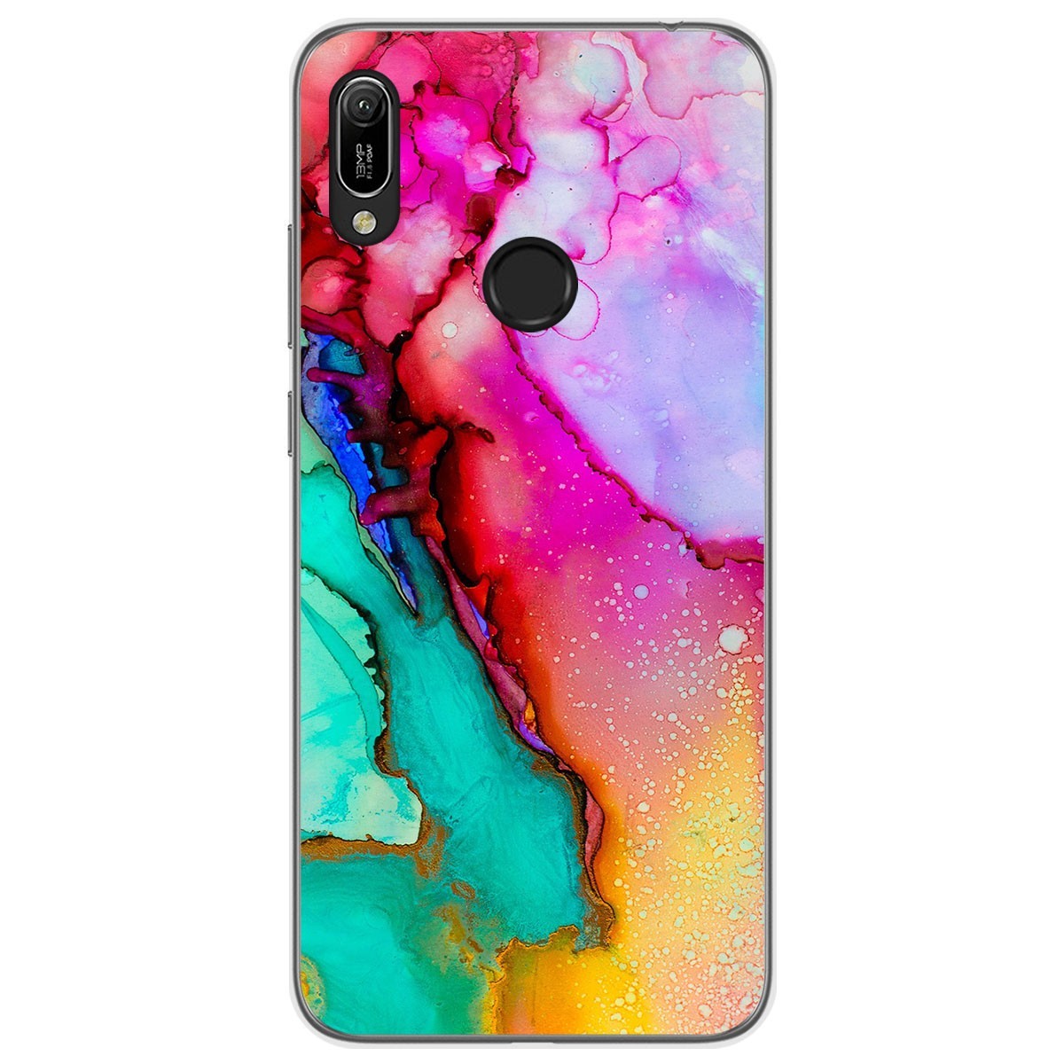Tumundosmartphone Funda Gel Tpu para Huawei Y6 2019 / Y6s 2019 diseño Mármol 15 Dibujos