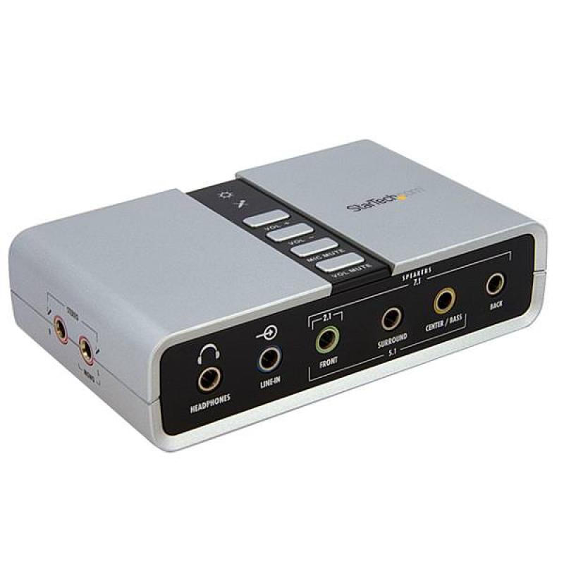 Startech Tarjeta de Sonido Externa 7.1 USB
