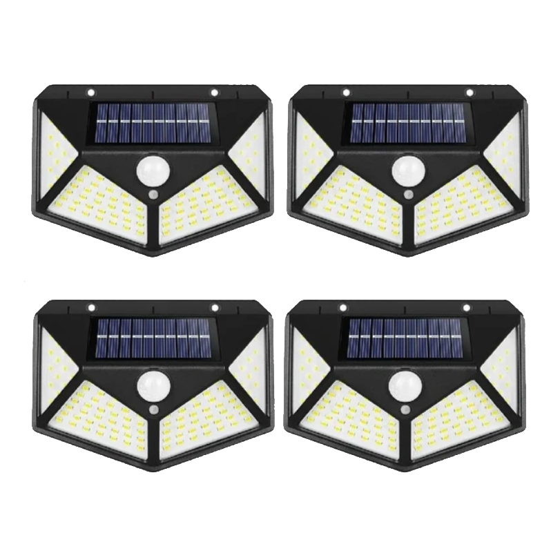 MYTT - MYTT Luz Solar LED para Exteriores 100 LED con Sensor de Movimiento