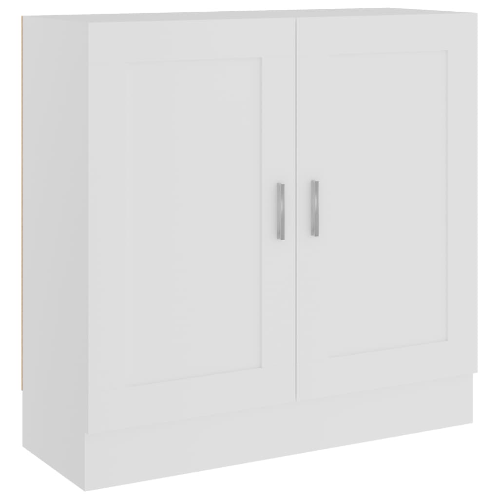 Vidaxl Armario de Libros Contrachapada 82,5x30,5x80 Cm Blanco/Negro/Roble Sonoma