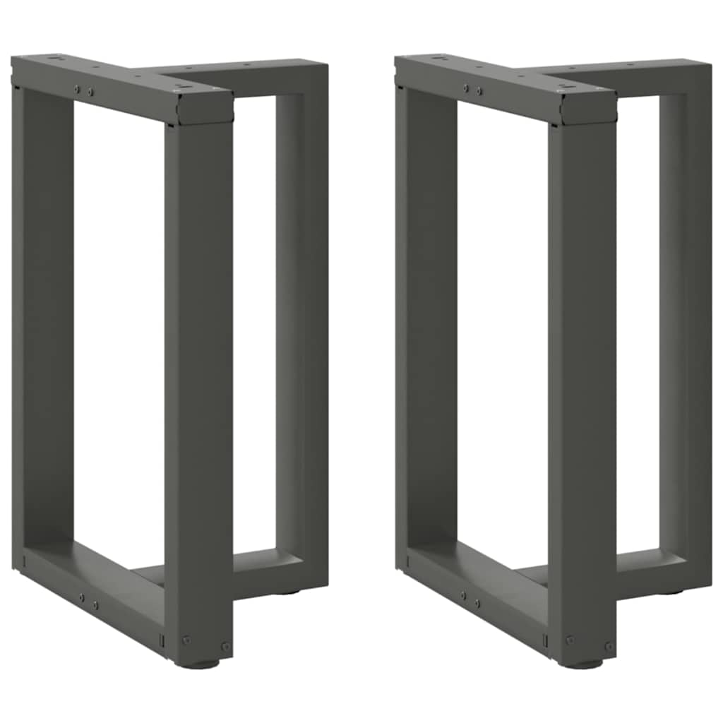 vidaXL Patas para mesa de comedor en forma de T (2 unidades) 50 x 35 x (72-73) cm, acero