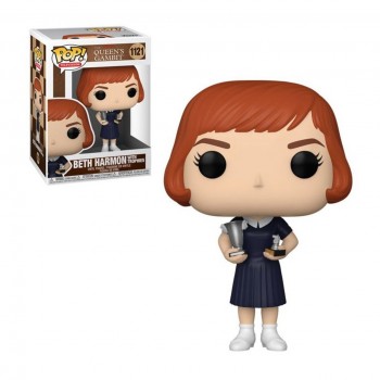 Funko PoP! Gambito de Dama: beth harmon con trofeo 57690