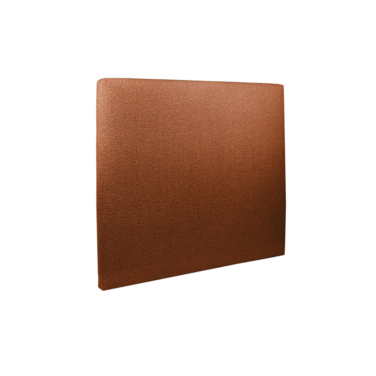 Cabecero tapizado 140 cm - Tejido rizado Terracota