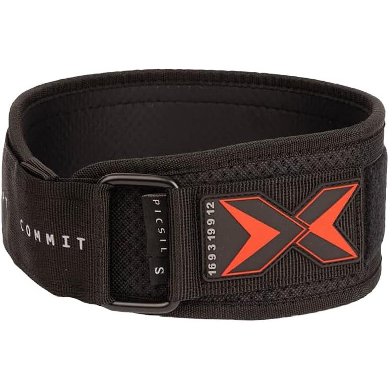 PicSil Cinturón Lumbar para Powerlifting, Ideal para Sentadillas, Peso Muerto, Press Banca, Cinturón Personalizable con Espacio para Parches