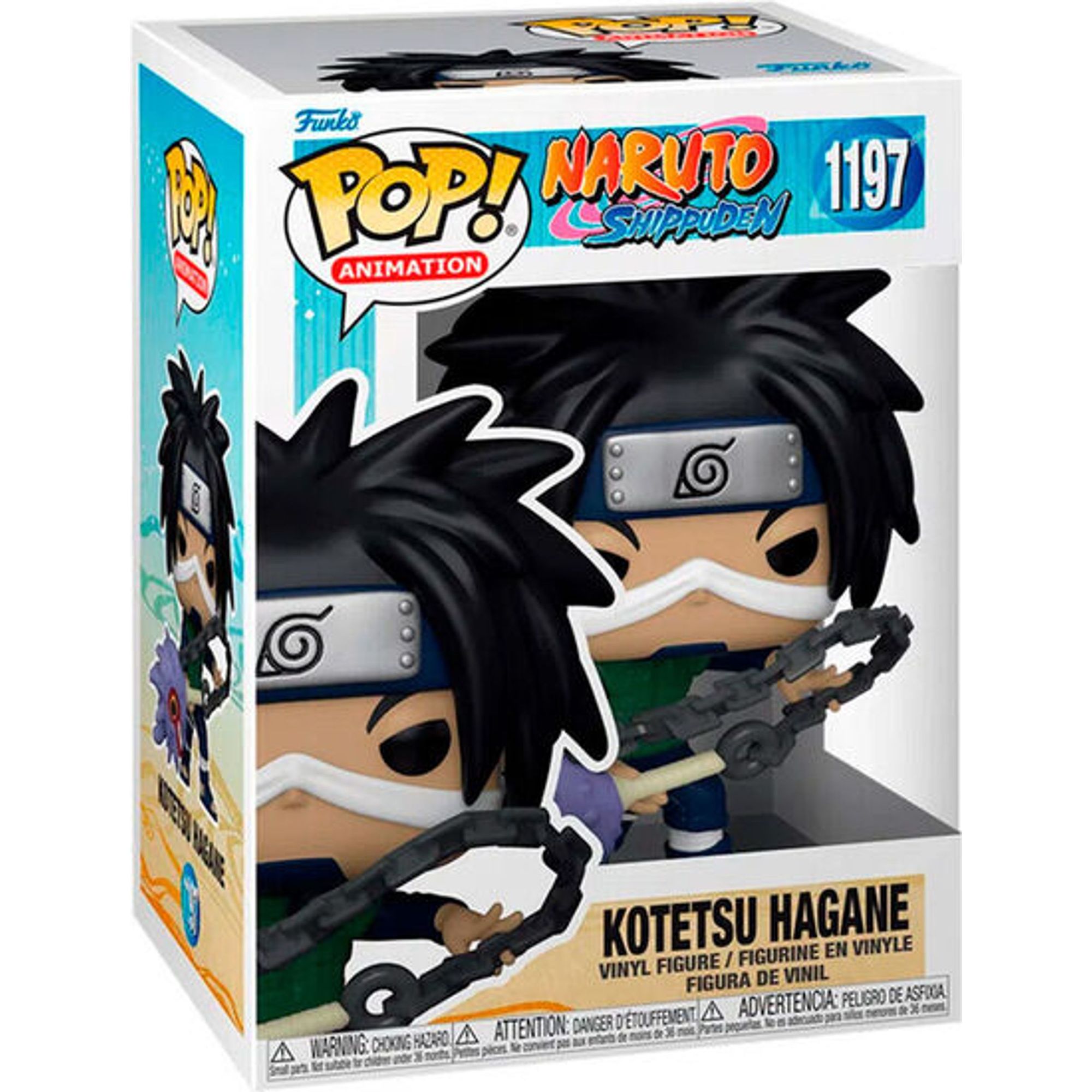 Funko - Figura Pop Naruto Shippuden Kotetsu Hagane - Funko Pop Coleccionable De Edición Limitada - Funko Pop Diseño Detallado Y Realista - Funko Pop Ideal Para Regalo - Funko Pop Gran Variedad De Personajes
