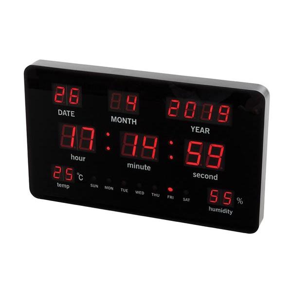 Reloj de pared con leds