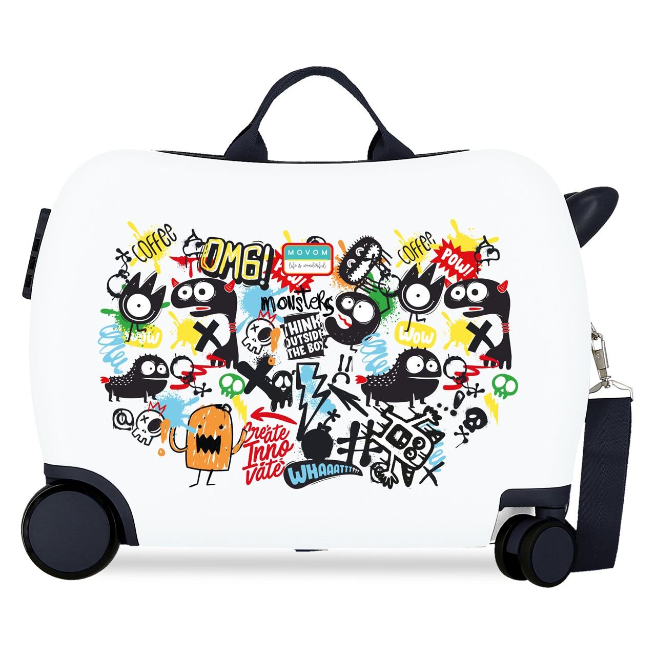 Movom - Maleta infantil Monster 50x38x20 cm (34 L)