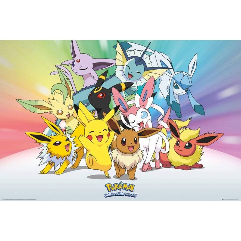 Pokémon - Johto Français - Poster 91.5x61