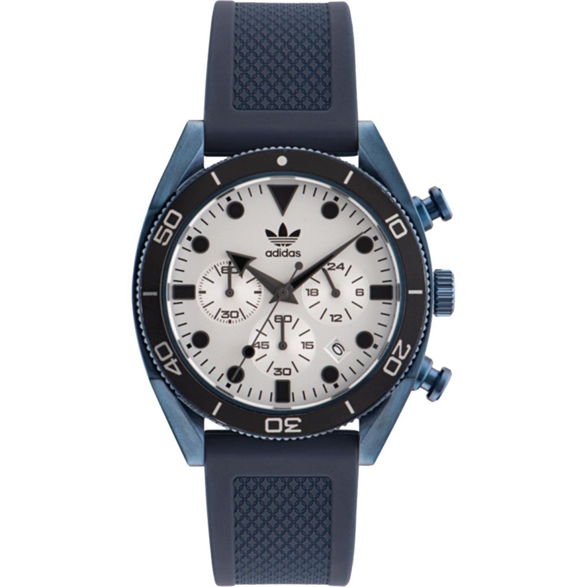 Adidas Reloj Hombre Analogico Cuarzo con Correa de Silicona AOFH23004
