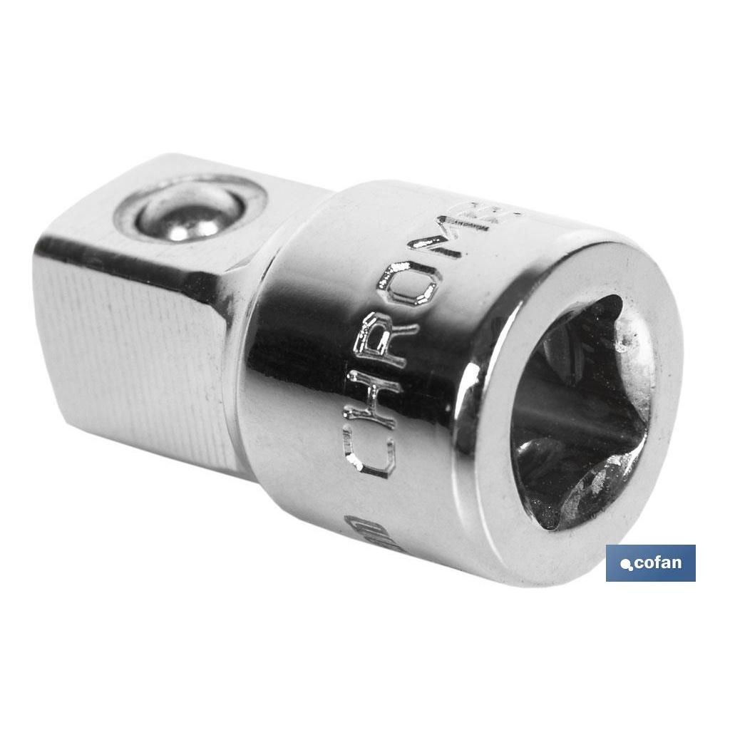 COFAN - Adaptador para llave de vaso | Medidas desde 1" hasta 3/4" | Acero cromo vanadio