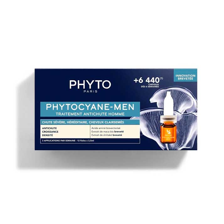 Phytocyane Hombre Ampollas Caida Progresiva 12 Uds x 3,5Ml