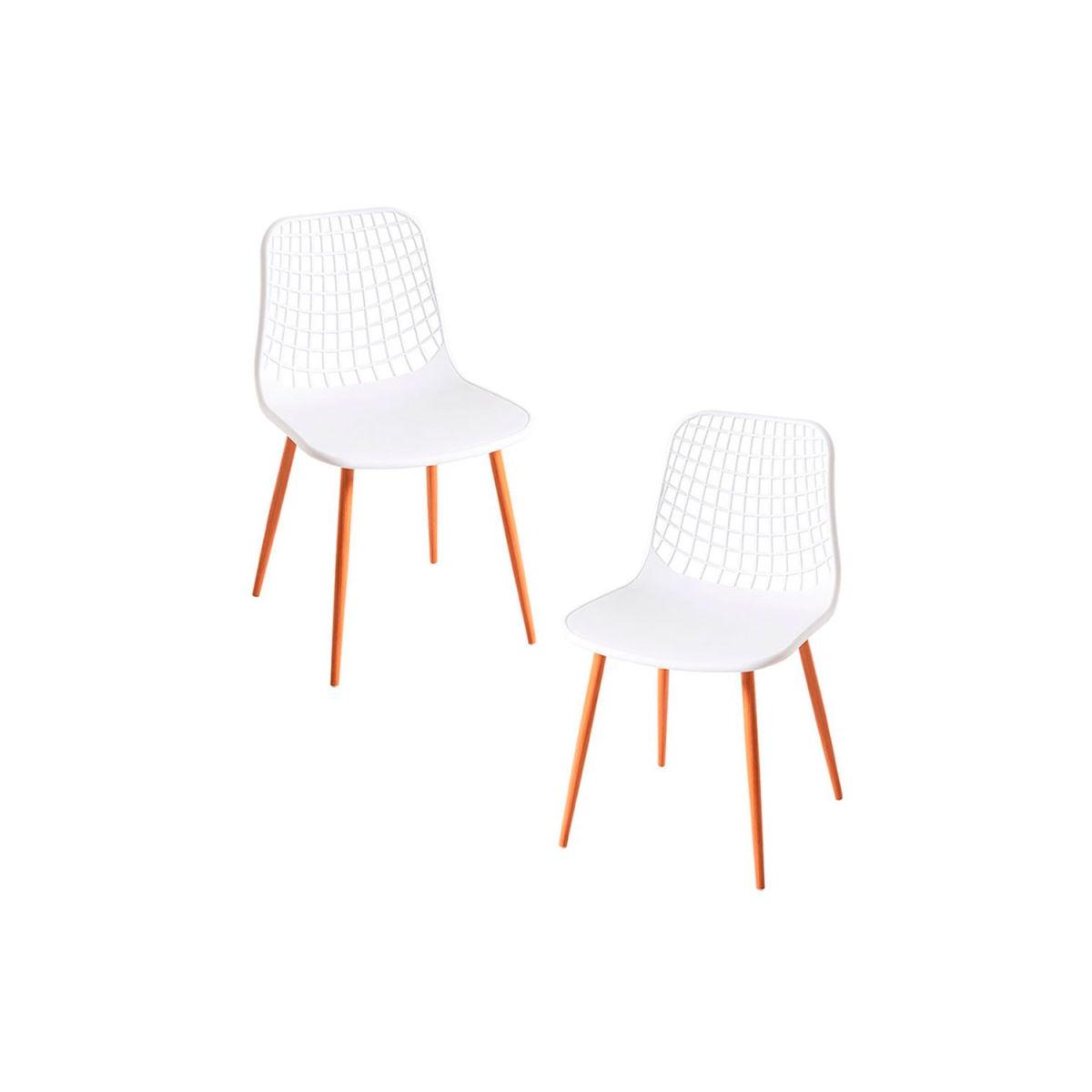 Regalos Miguel - Packs Sillas Comedor - Pack 2 Sillas Riva - Blanco