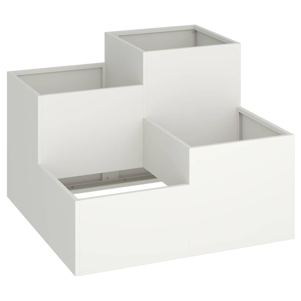 vidaXL Maceta para Jardín 80 x 80 x 60 cm Acero