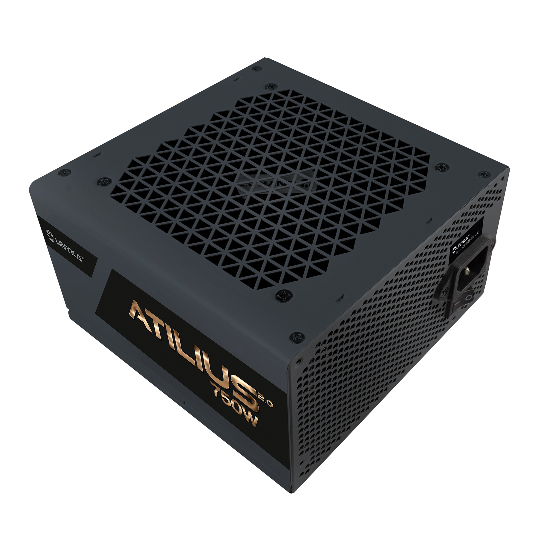 UNYKAch Fuente de Alimentación ATX ATILIUS 2.0 BLACK 750W 80+ Bronze