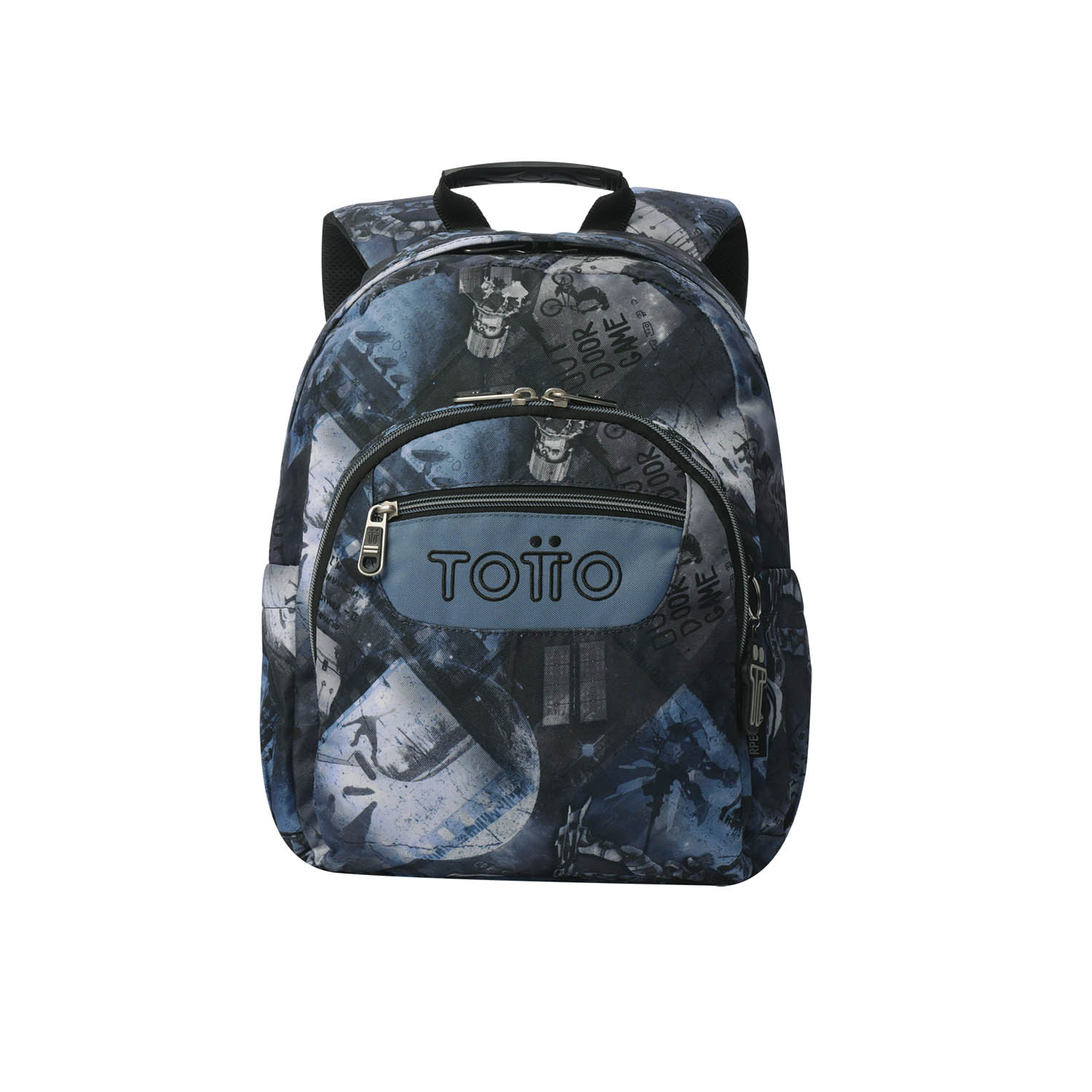 Totto Mochila escolar Gommas Material: Poliéster reciclado 29 x 39 x 14 cm