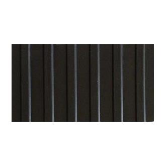 Pavimento goma raya negra 1,20 m x 3 mm   rollo 10 m.