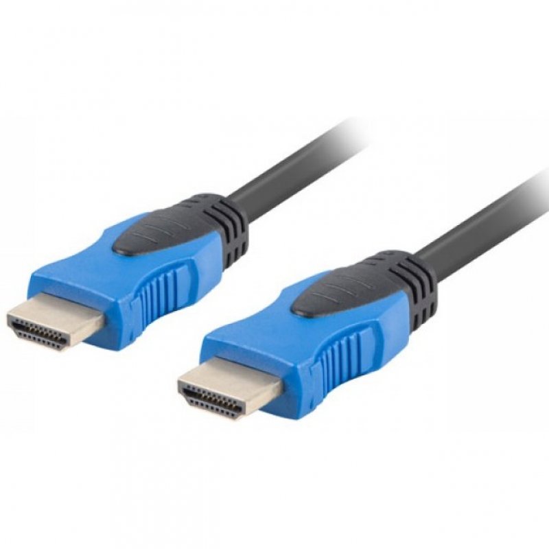 Lanberg hdmi v2.0 cable 4k cu male/male 1.8m black