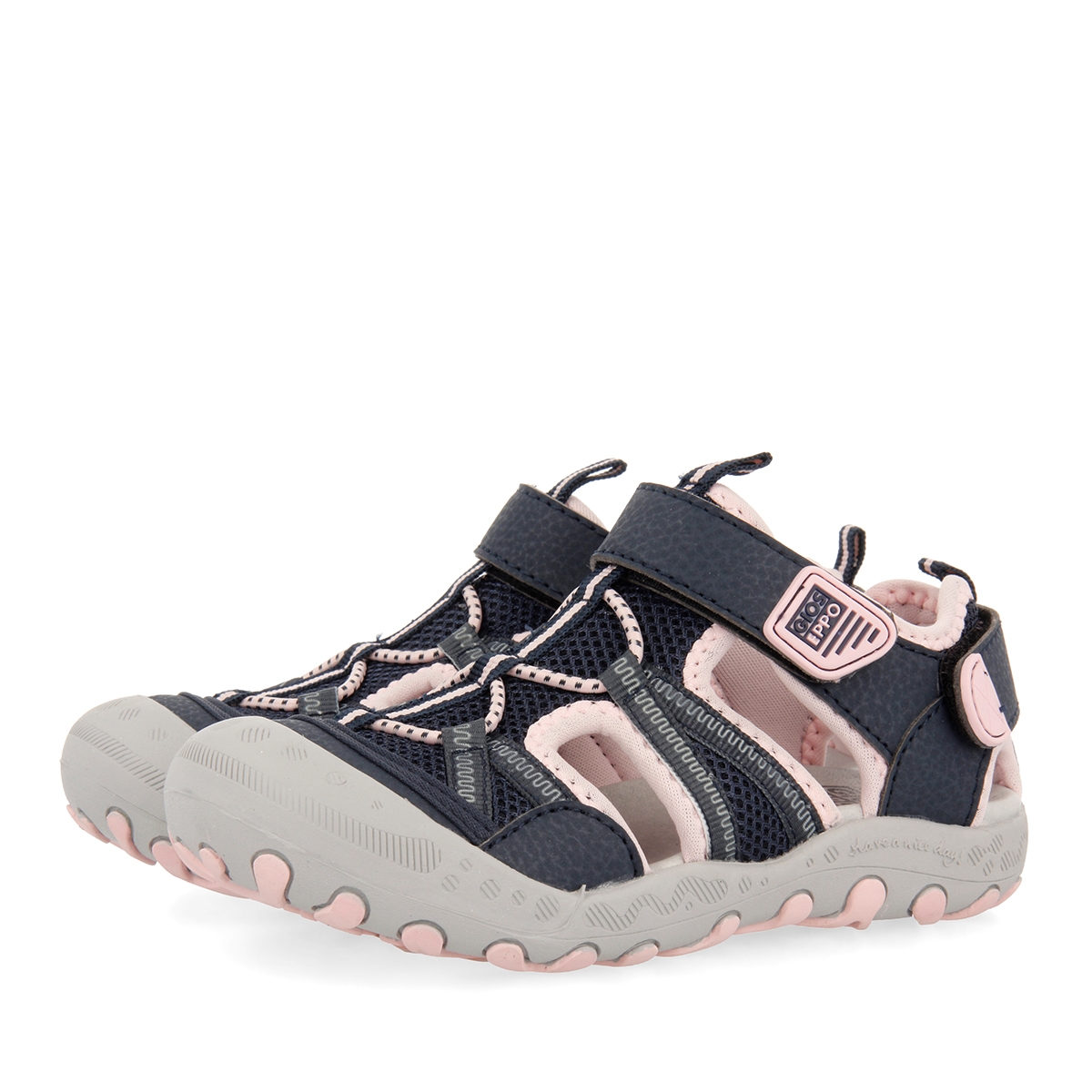 Gioseppo Chanclas Deportivas Rosas para Niño MAZATLAN con Detalles en Rosa Pastel