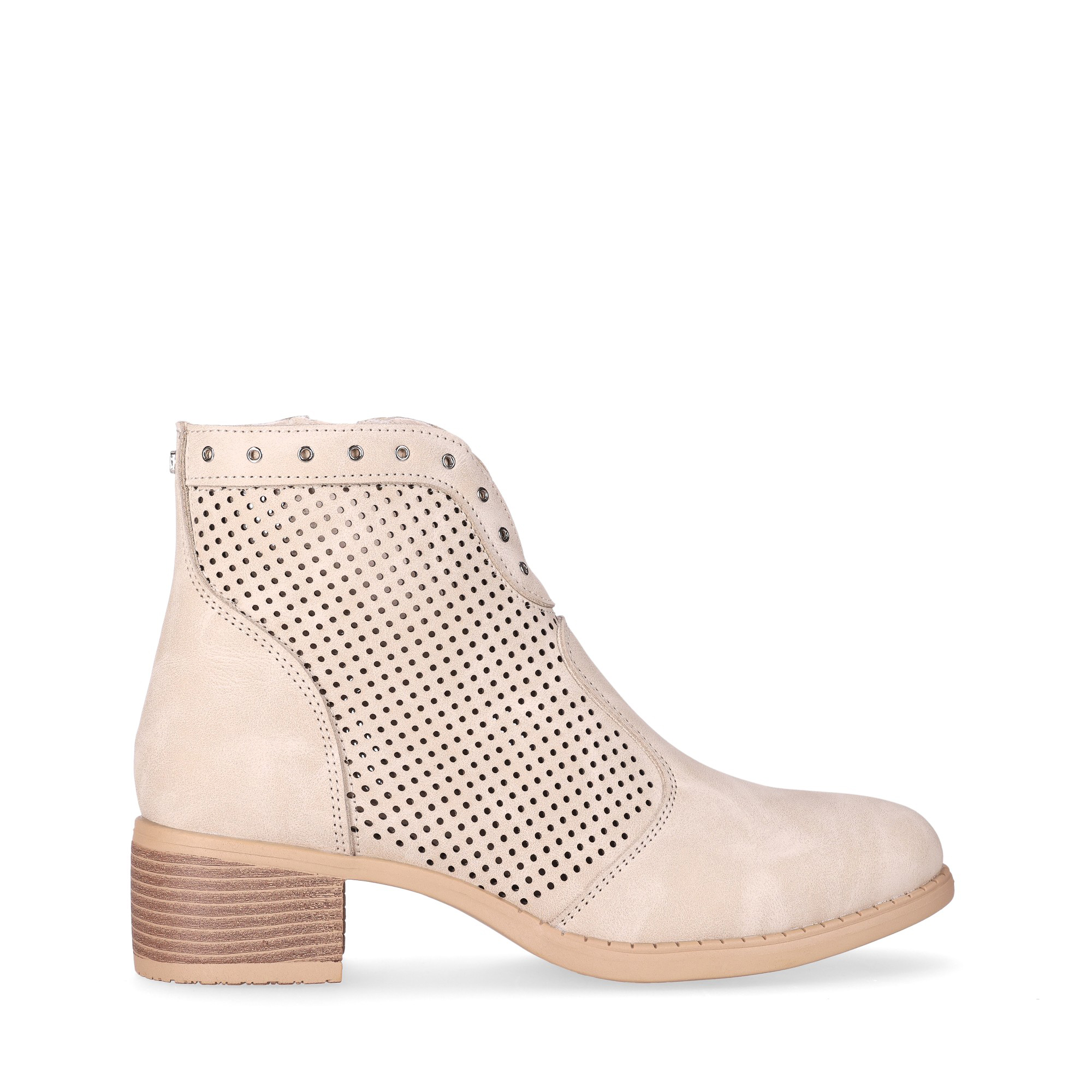 CHIKA10 Botines Piel Vegana de Mujer Chika10 Tacon bajo
