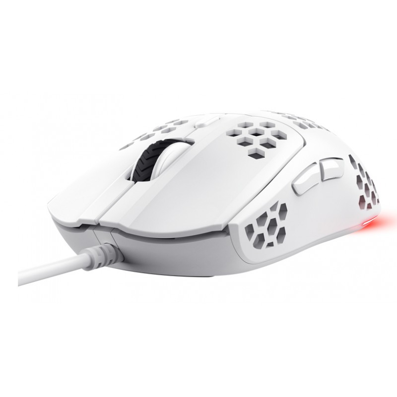 Trust - GXT 928 HELOX ratón Juego mano derecha USB tipo A Óptico 6400 DPI - 25389 25389
