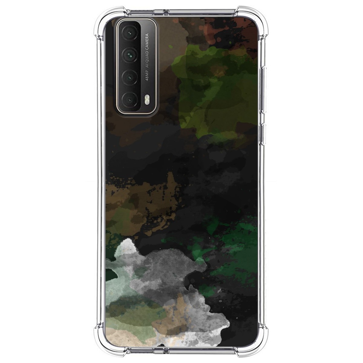 Tumundosmartphone Funda Silicona Antigolpes Huawei P Smart 2021 Acuarela 12 Dibujos