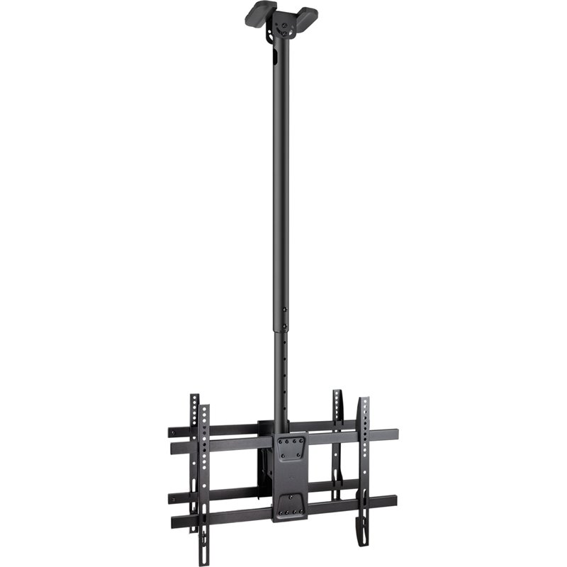 Tooq Soporte de Techo para 2 Pantallas 43"-86", Negro, carga máxima 50 kg por pantalla