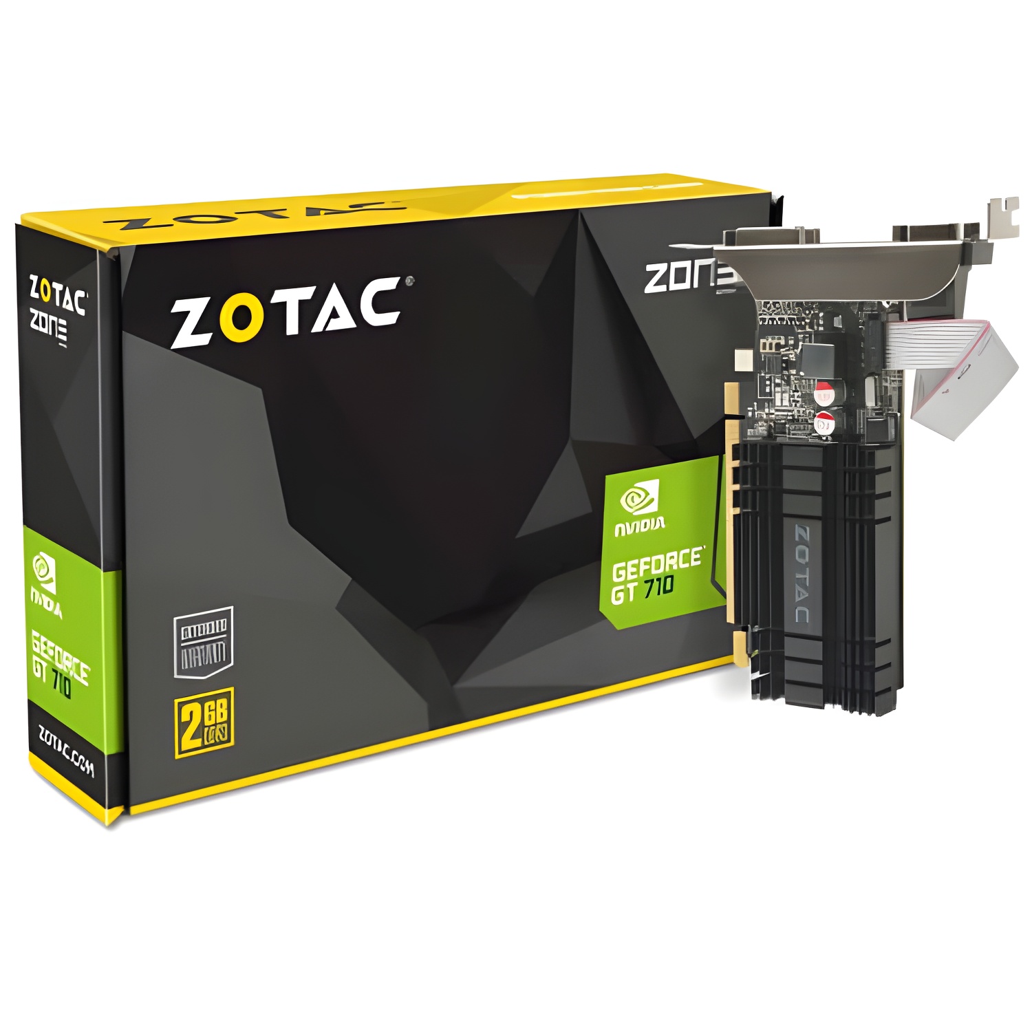Vga zotac gt 710 2gb ddr3,nv,gt710,ddr3,2gb,64bit,vga+dvi+hdmi,dink,low profile bracket (zt-71310-10l)