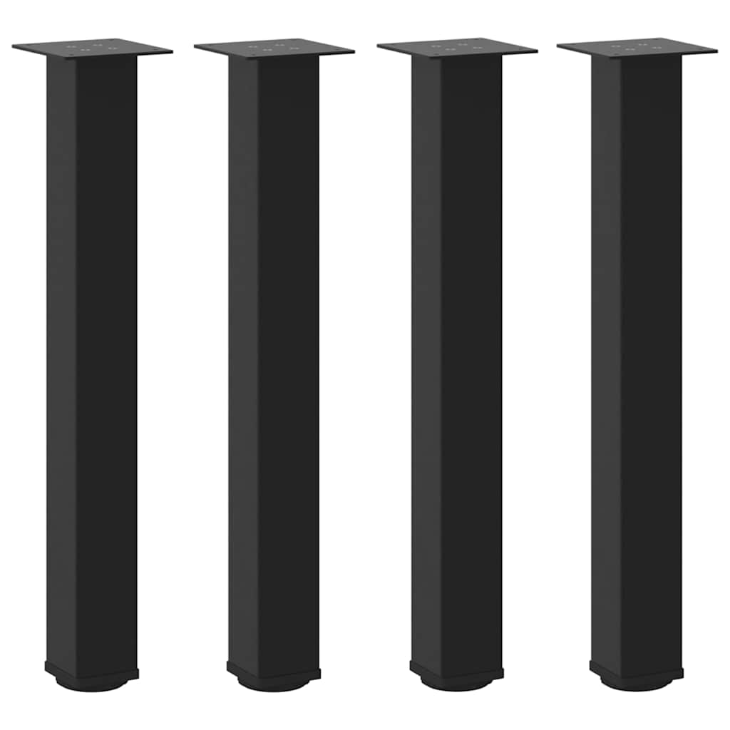 vidaXL Patas para consola (4 unidades) 72-74 cm, acero