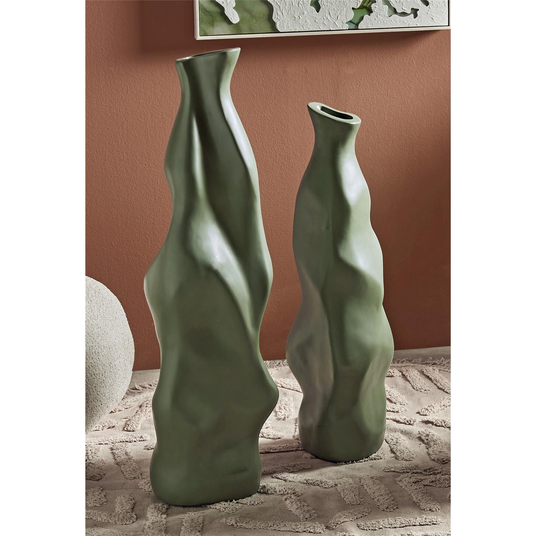 Vasija kaphiri verde 90 cms. s/2 28dx90 cms. El mejor complemento para tu hogar.