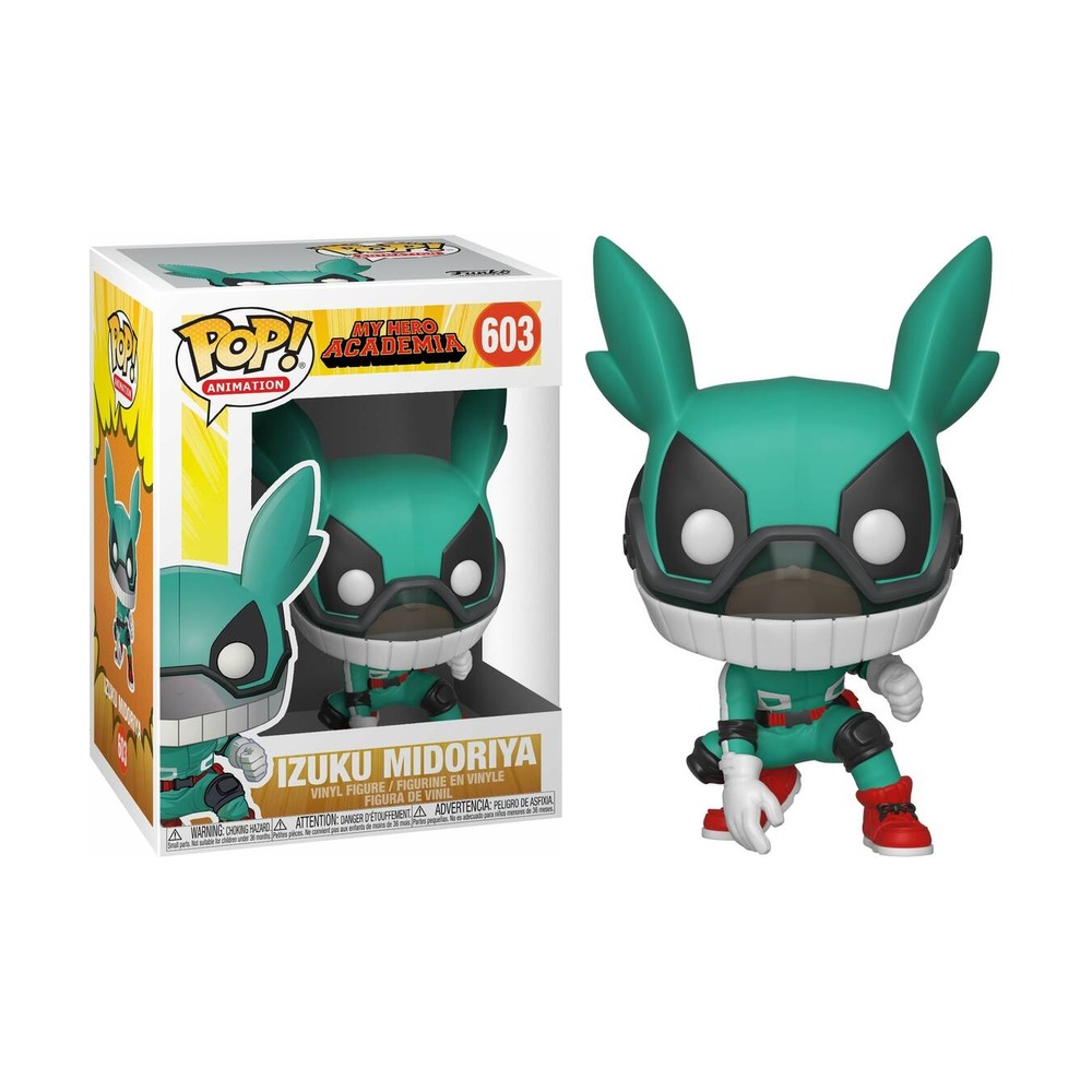 FUNKO POP! MY HERO ACADEMIA - DEKU CON CASCO (IZUKU MIDORIYA), 42930, Nº 603, TIENDA CON LICENCIA OFICIAL, FIGURA, JUGUETE, CABEZÓN, VINILO, MUÑECO, SERIE, TELEVISIÓN, DIBUJOS, ANIME, MANGA