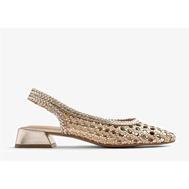 Bailarina Zapato Salon Destalonado Gioseppo Hounslow 79251 Platino