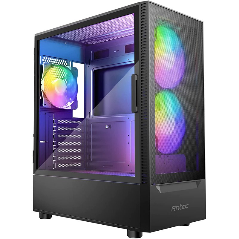 Antec NX410 Gaming Negro Cristal Templado - Caja/Torre