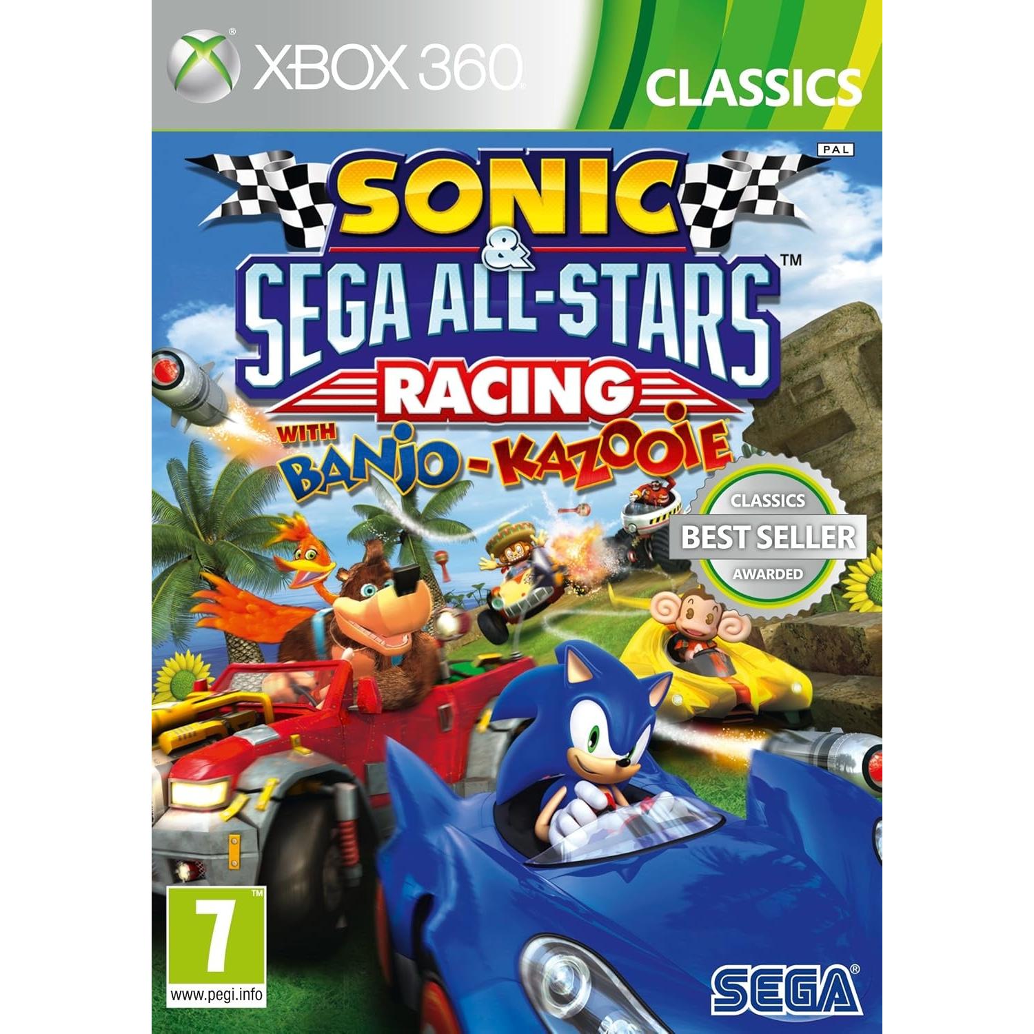 Sonic & SEGA All-Stars Racing w. Banjo & Kazooie (Classics), Juego para Consola Microsoft XBOX 360