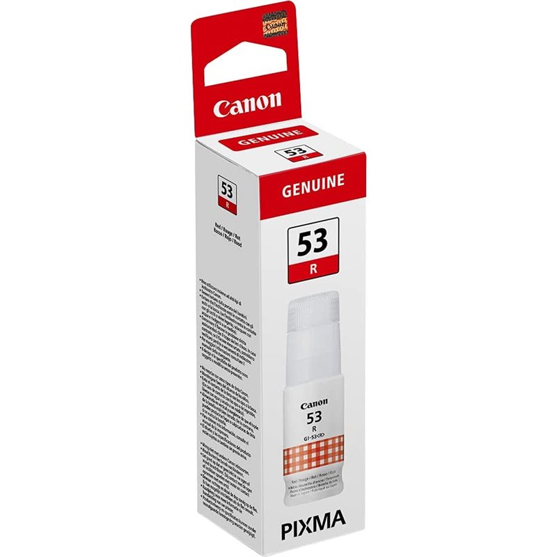Recambio de tinta original Canon GI-53 Rojo