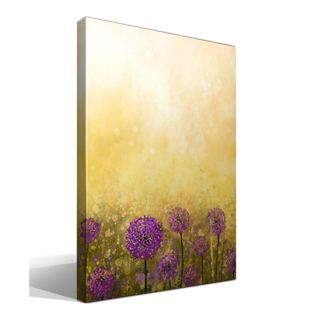 Cuadro Canvas Floral 1 - Imagen Realista - Lienzo 100% Algodón - Bastidor de Madera - Calidad Superior - Fabricado en España