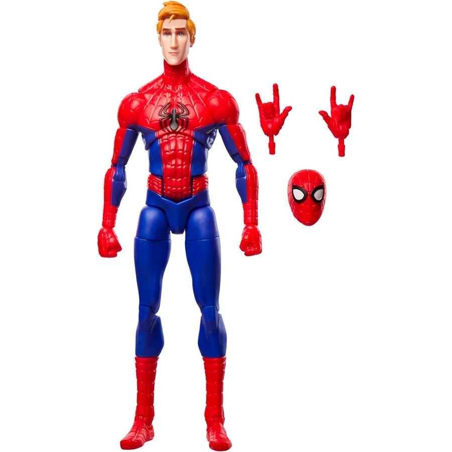 FIGURA PETER PARKER ACROSS THE SPIDER-VERSE SPIDER-MAN MARVEL 15CM