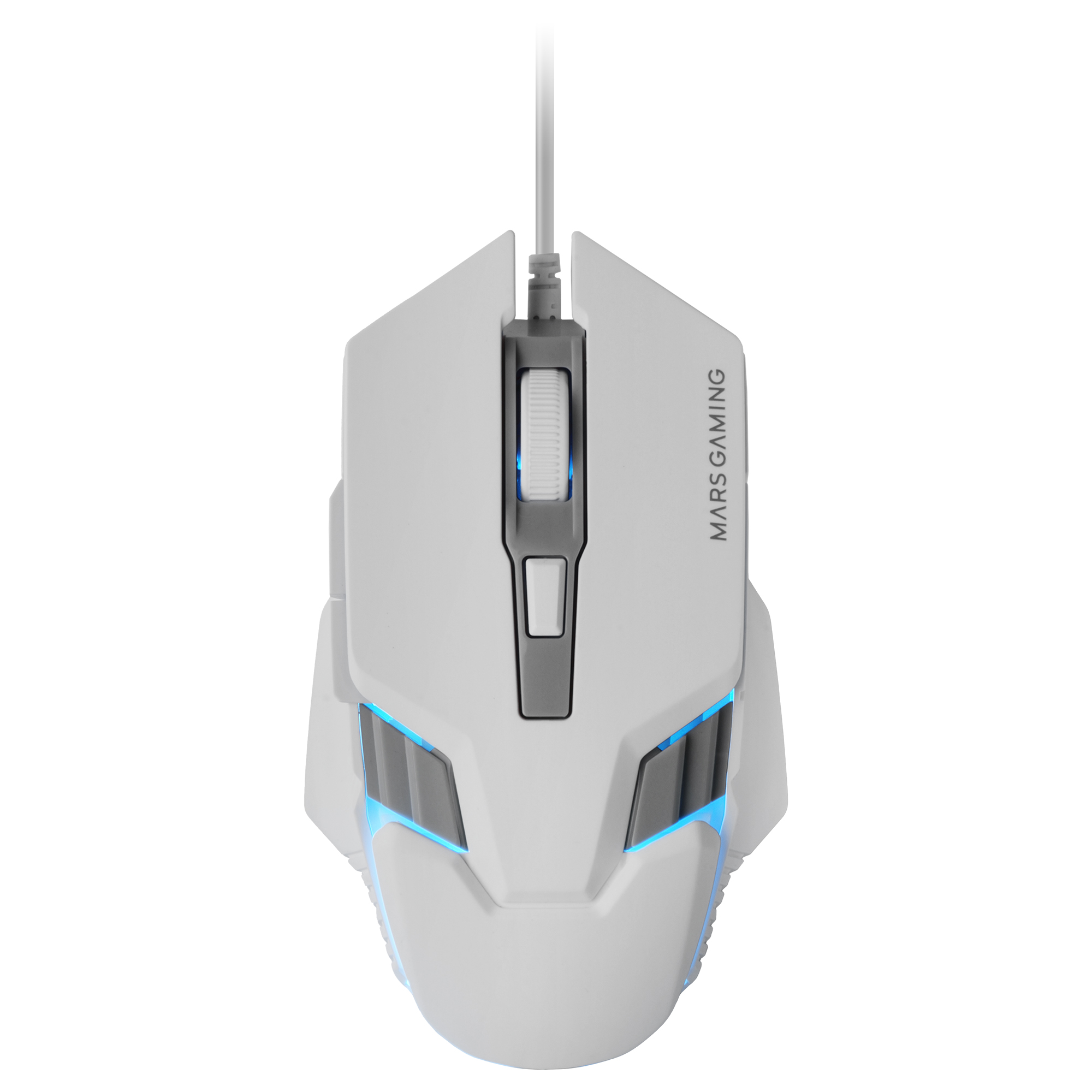Mars Gaming MM024, Ratón Gaming RGB, Sensor Óptico 4000 DPI, Switches Mecánicos Huano, Iluminación RGB Flow, Ajuste On-the-fly 1200 / 2400 / 3200 / 4000 DPI, Compatibilidad Multiplataforma, Ratón Gaming PC Negro o Blanco