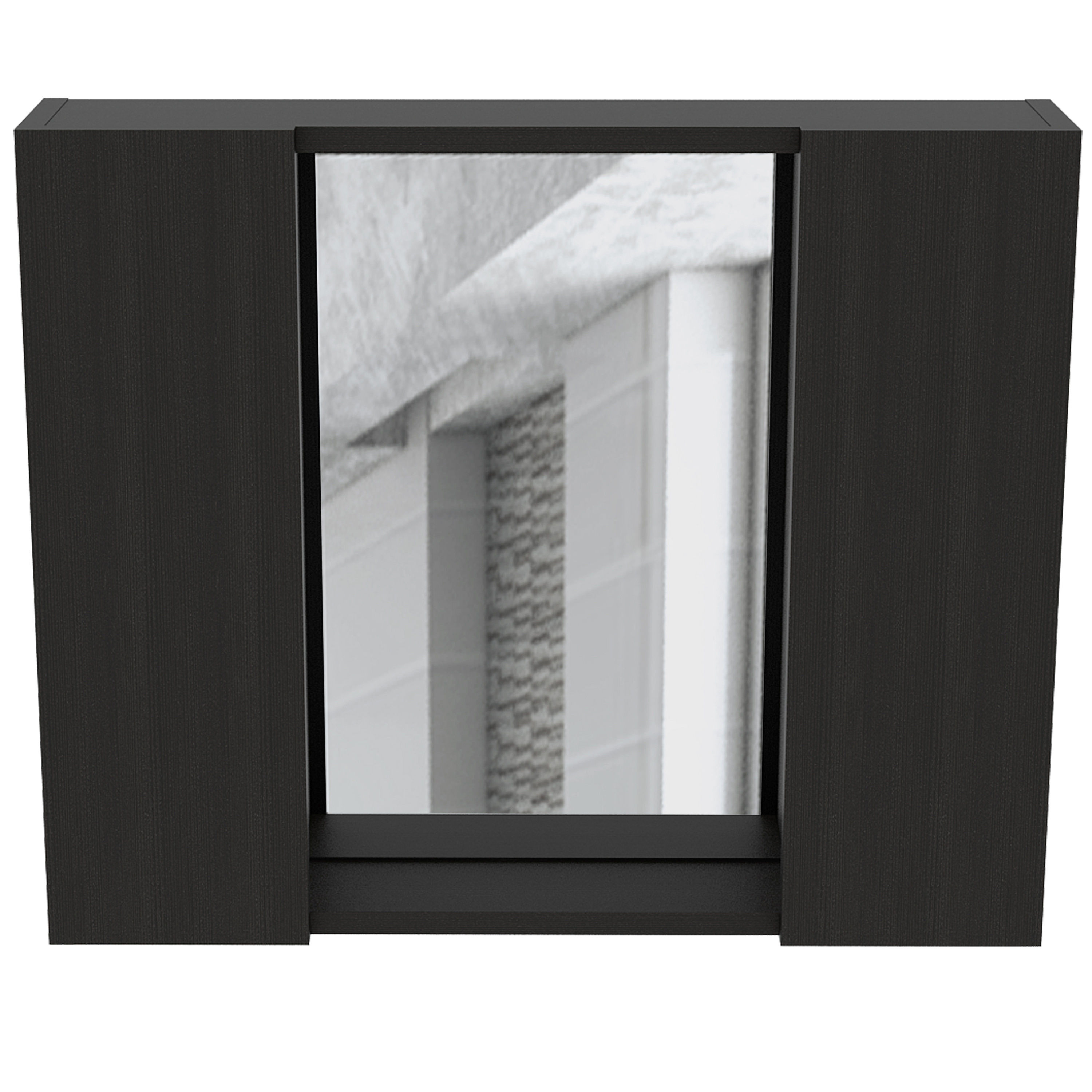 TUHOME Armario Artemisa para Baño con Espejo Central y Almacenamiento Multi-Estante - Estilo y Funcionalidad Garantizados