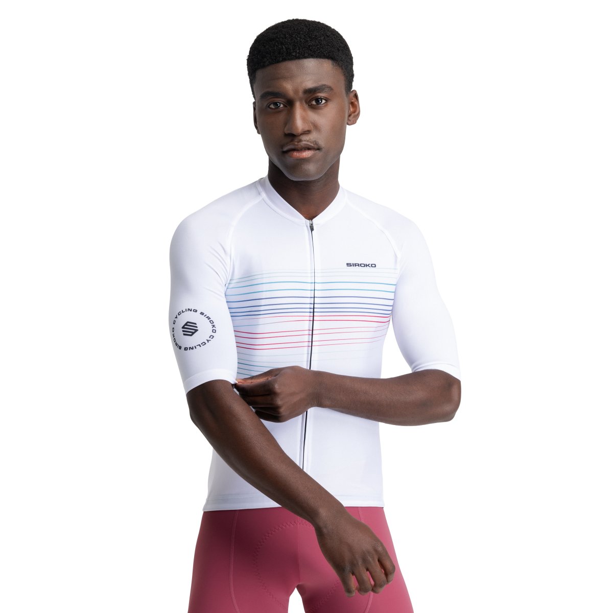 Siroko - Maillot M2 Manga Corta Ciclismo para Hombre_