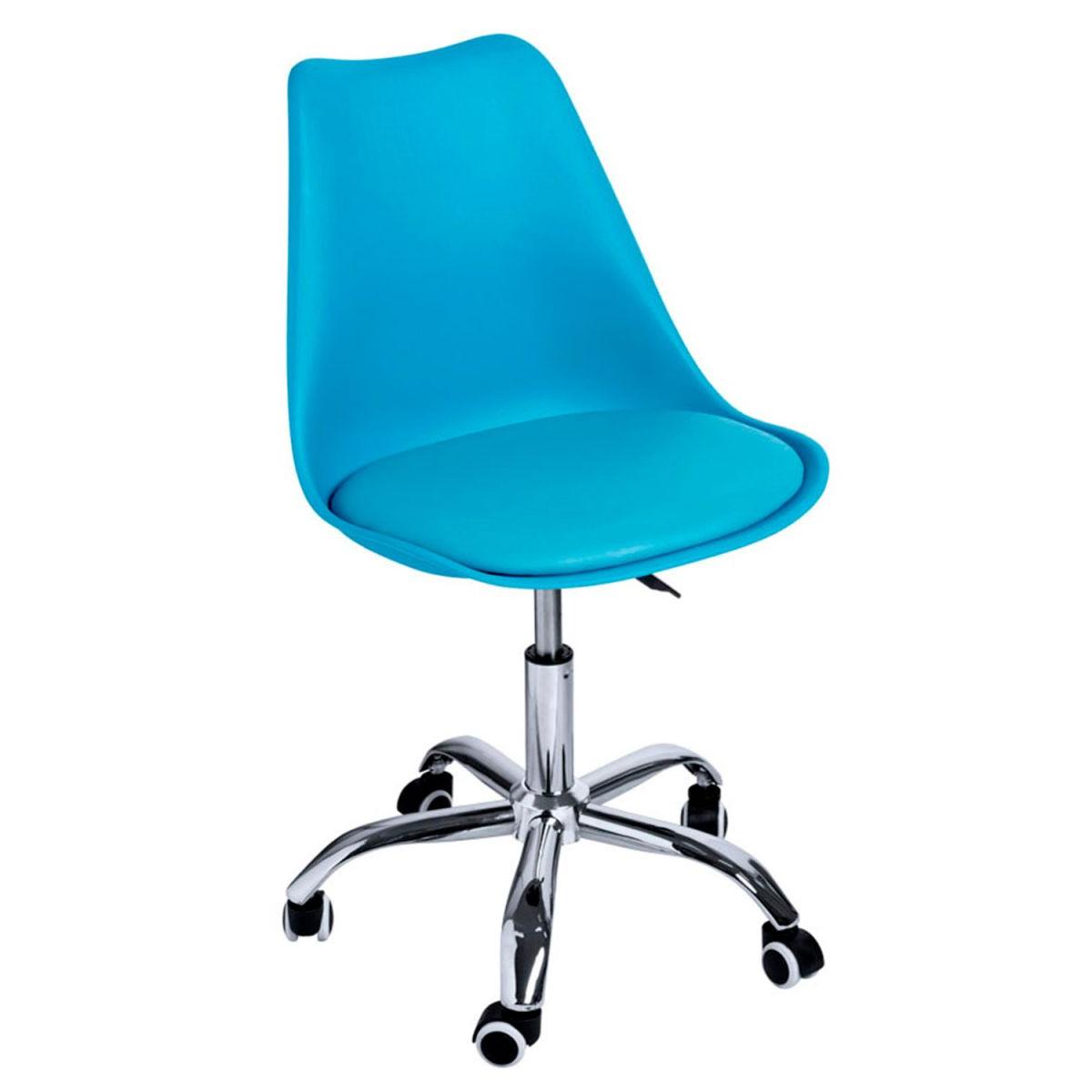 Regalos Miguel - Silla de Oficina Neo en Azul claro - Máxima Ergonomía - Ideal para Escritorio y Gaming