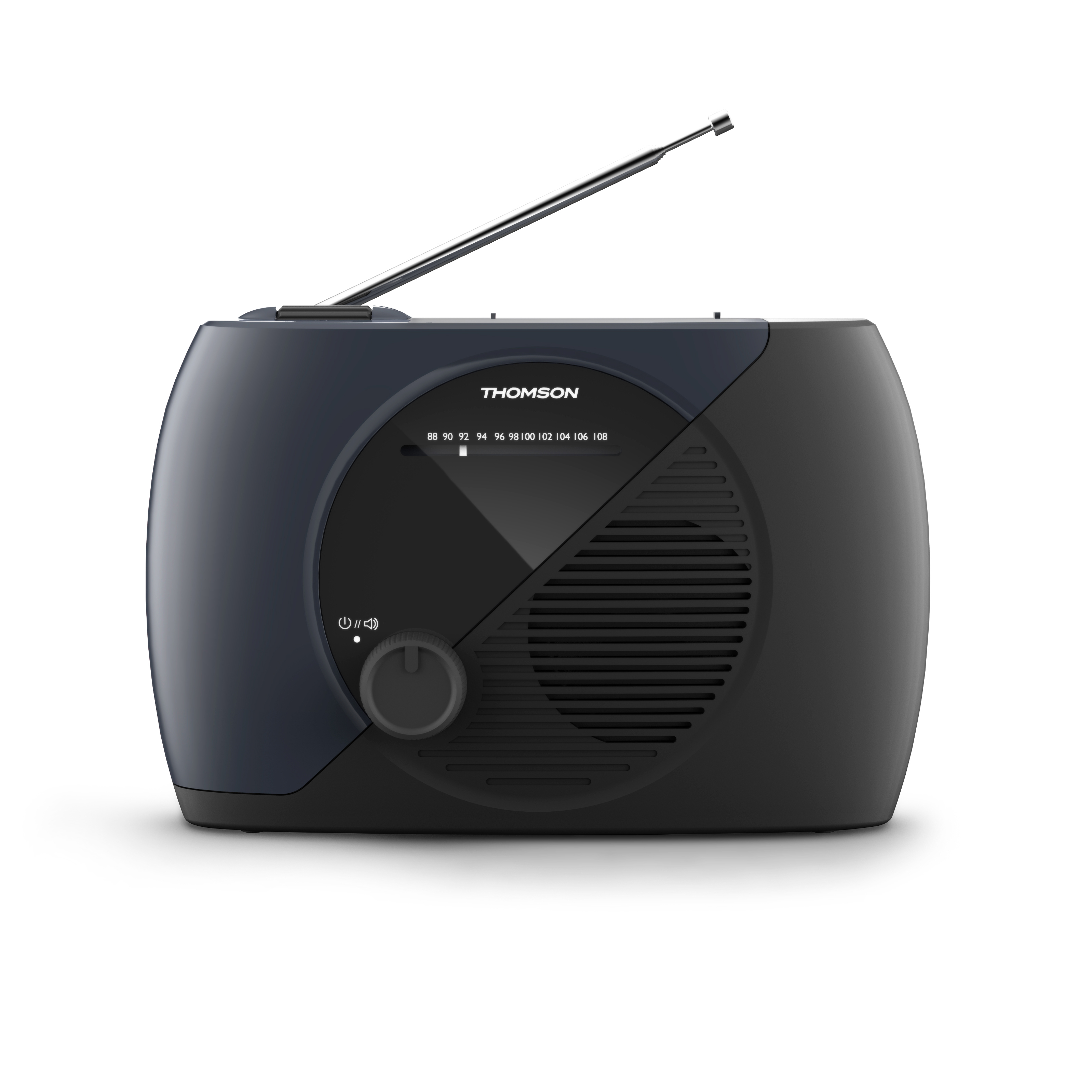 Thomson Radio altavoz analógica FM portátil con antena telescópica RT353 Granate