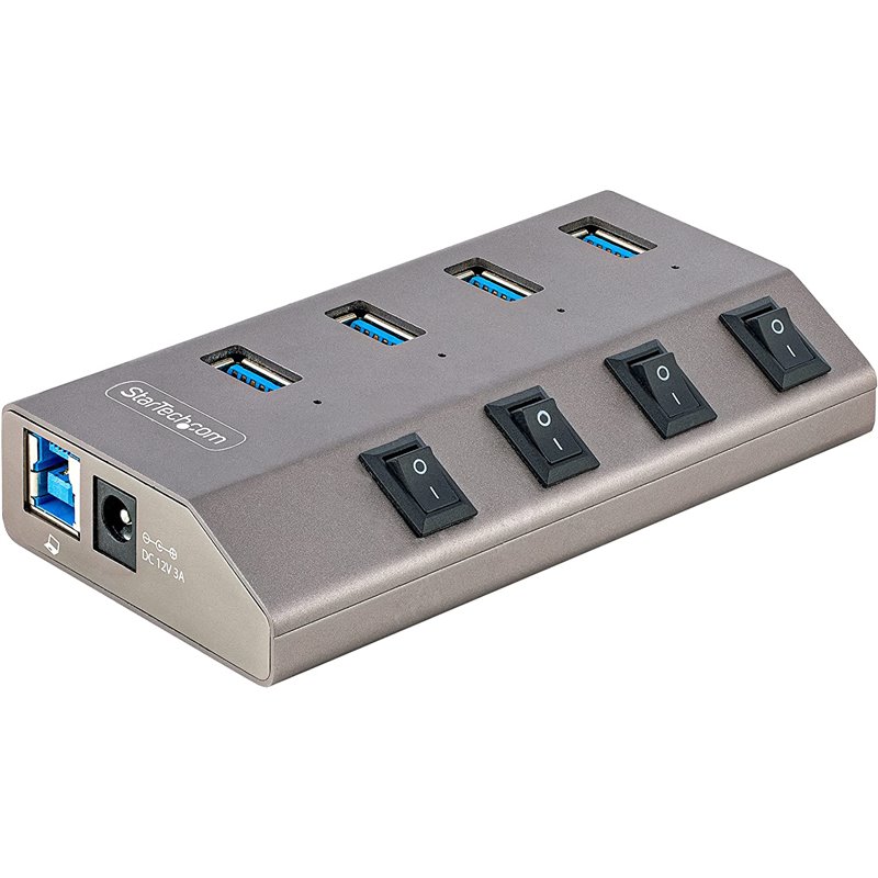 Hub usb-c de 4 puertos bc 1.2