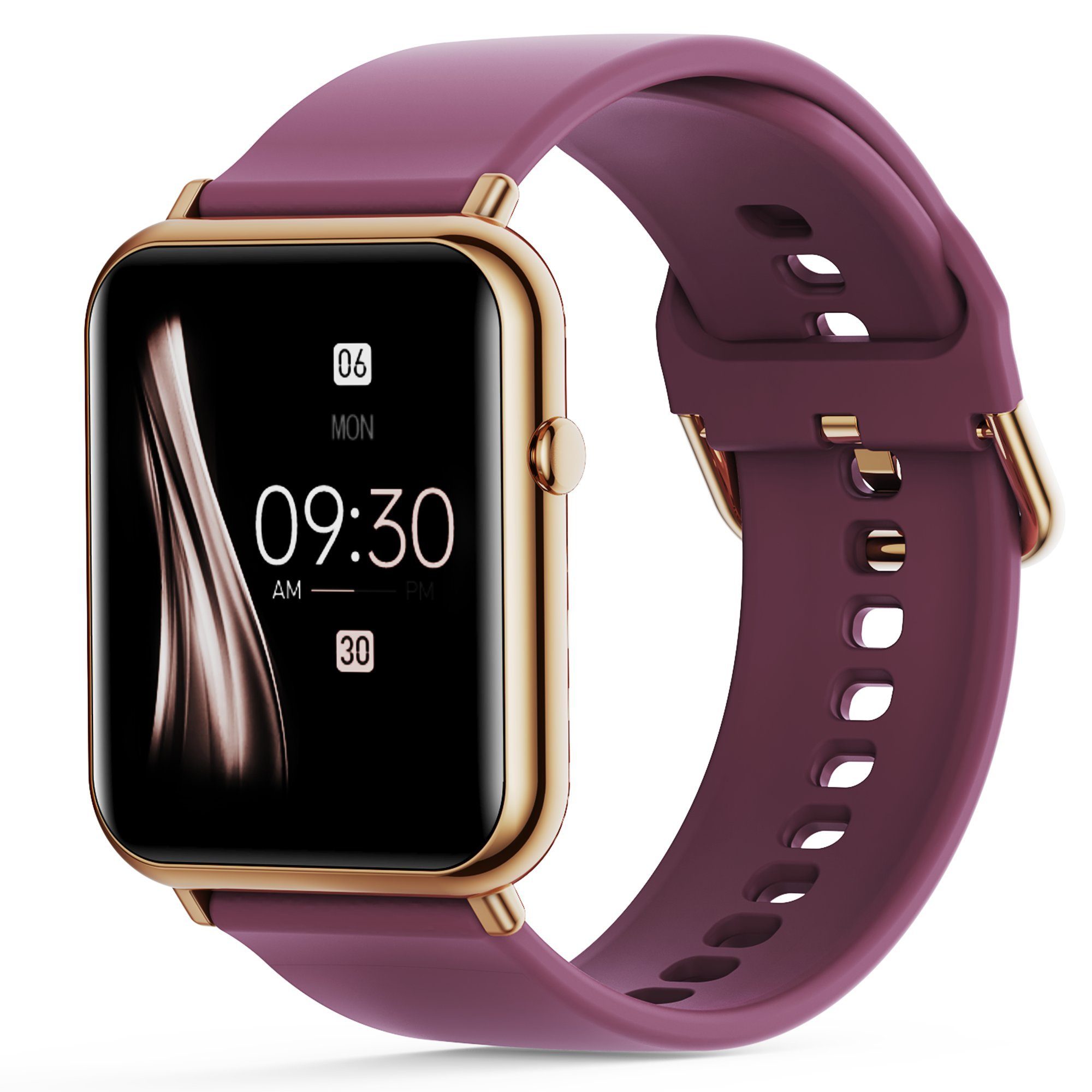Reloj Inteligente para Actividades Físicas para Mujeres y Hombres - Pantalla Táctil Completa HD - Resistente Al Agua IP67 - Android Ios