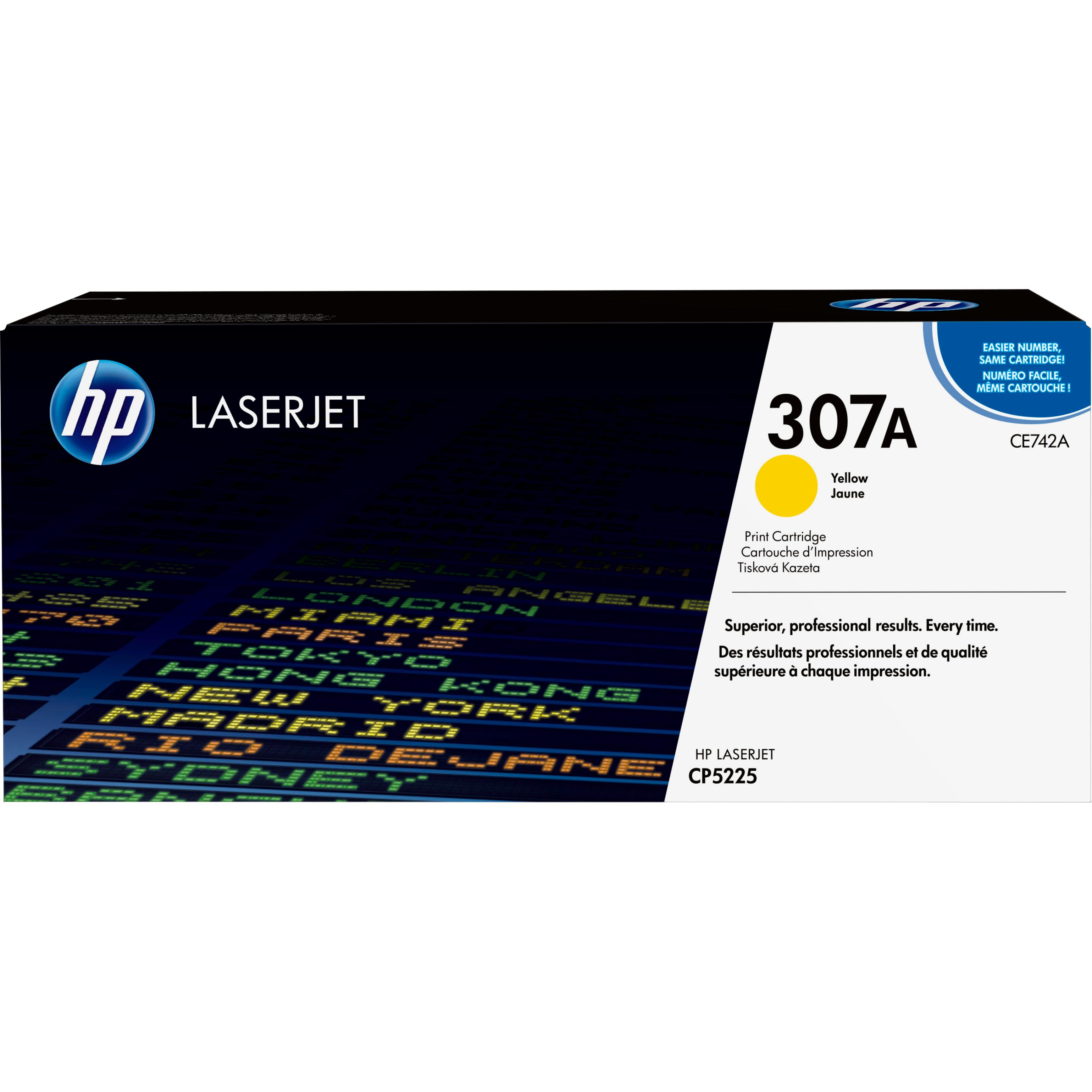 Toner Orginal HP 307A Amarillo