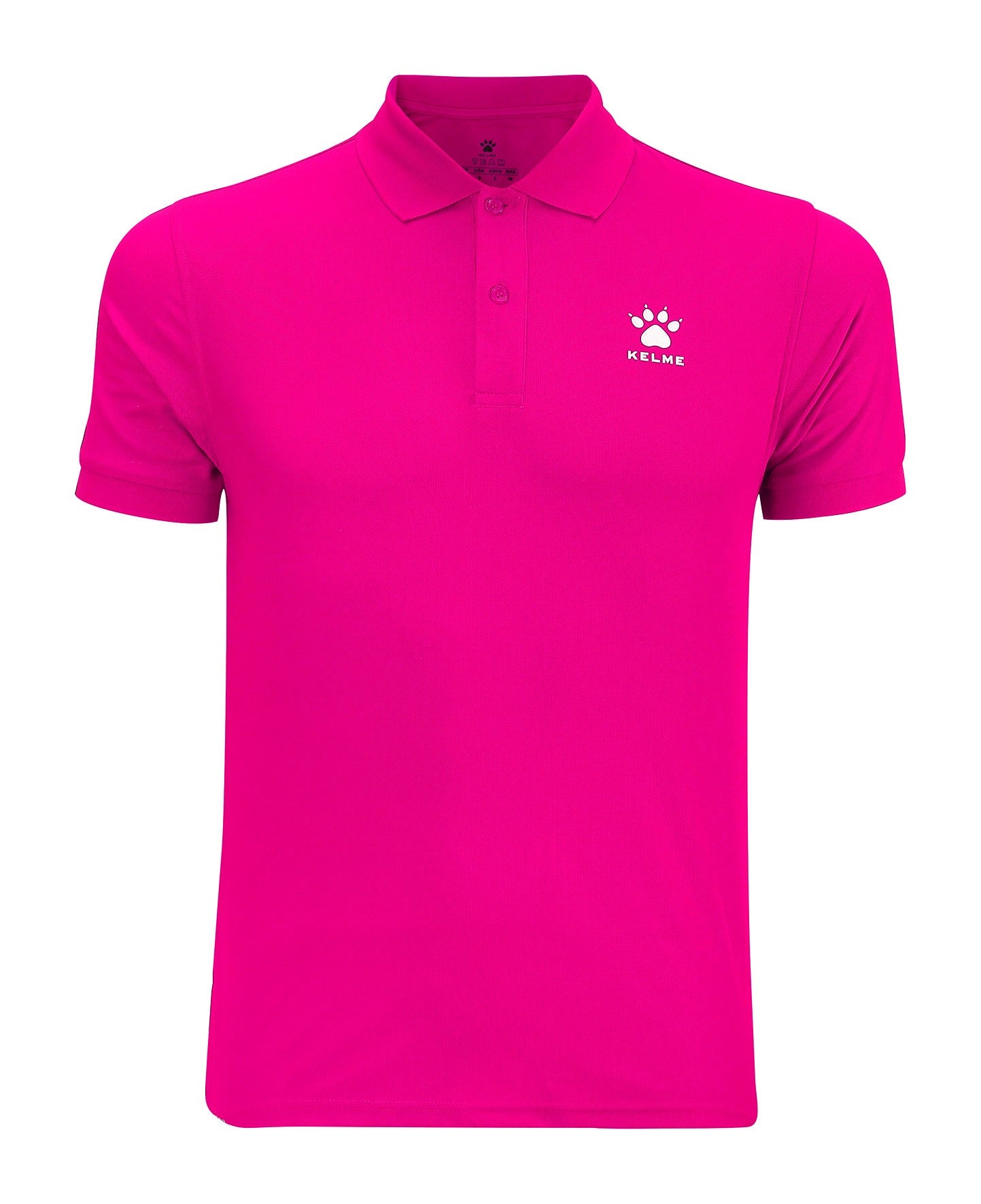 Kelme Polo Manga Corta Basic Fucsia